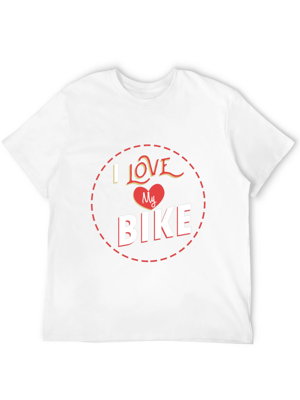 I Love My Bike Graphic Tee - Black