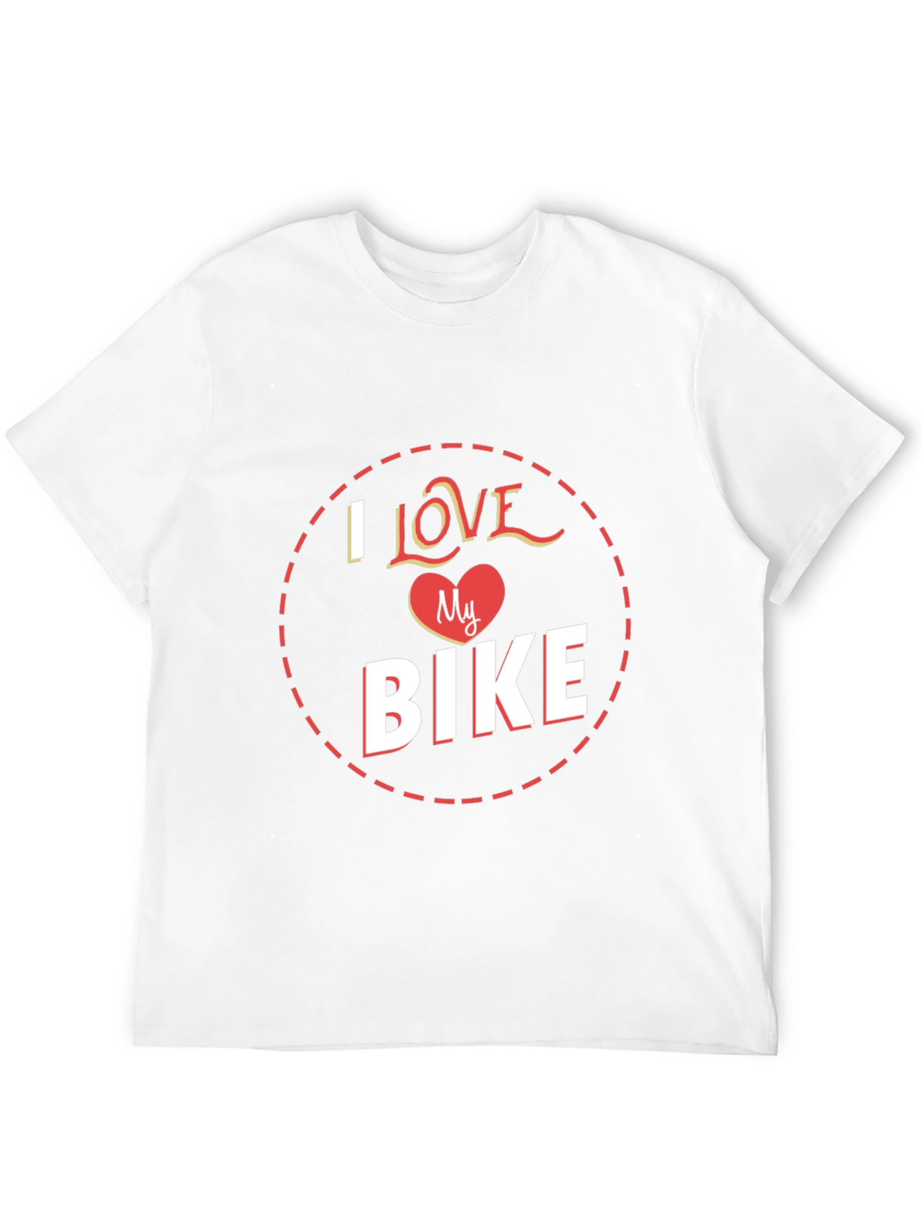 I Love My Bike Graphic Tee - Black