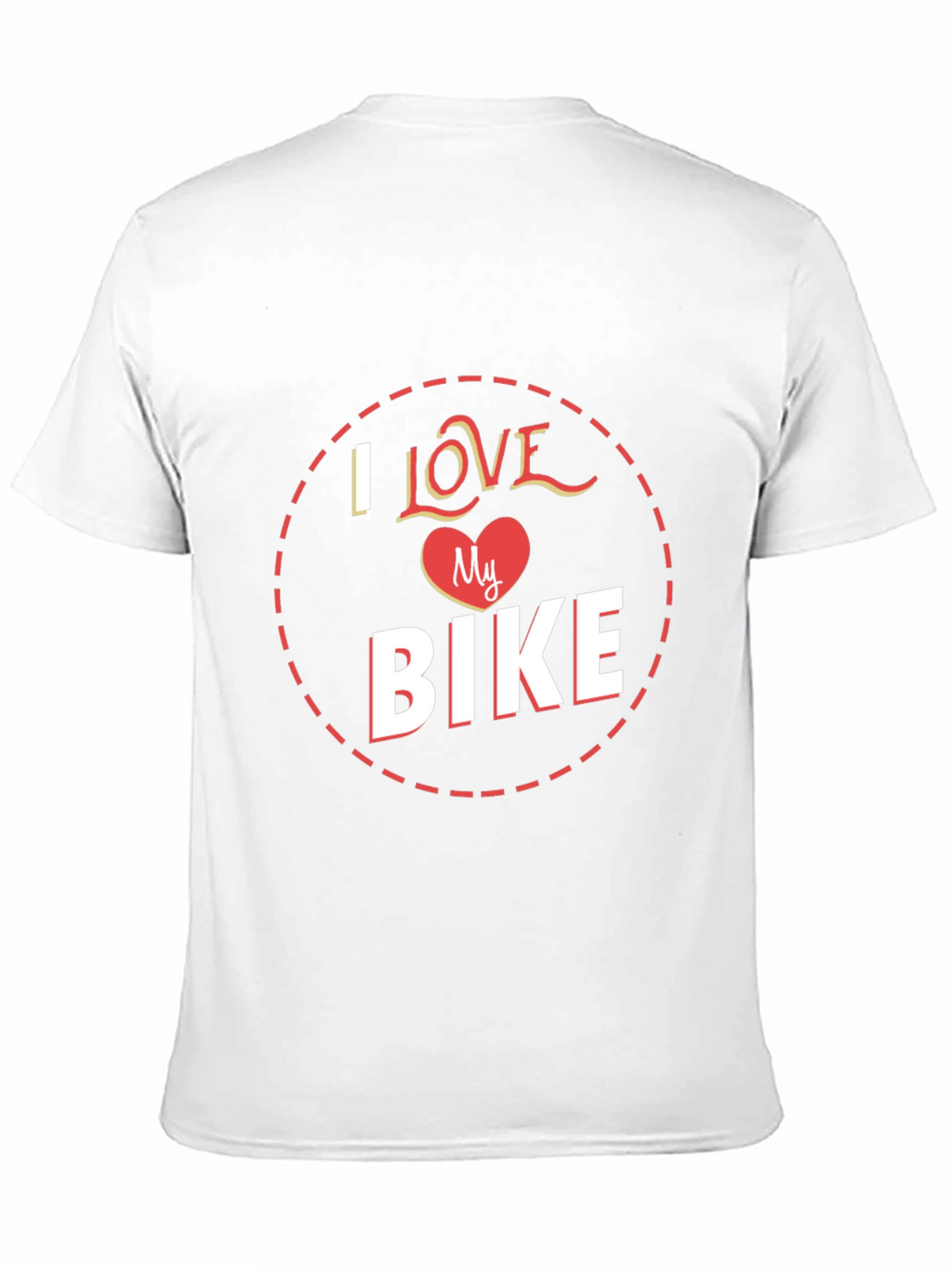 I Love My Bike Graphic Tee - Black