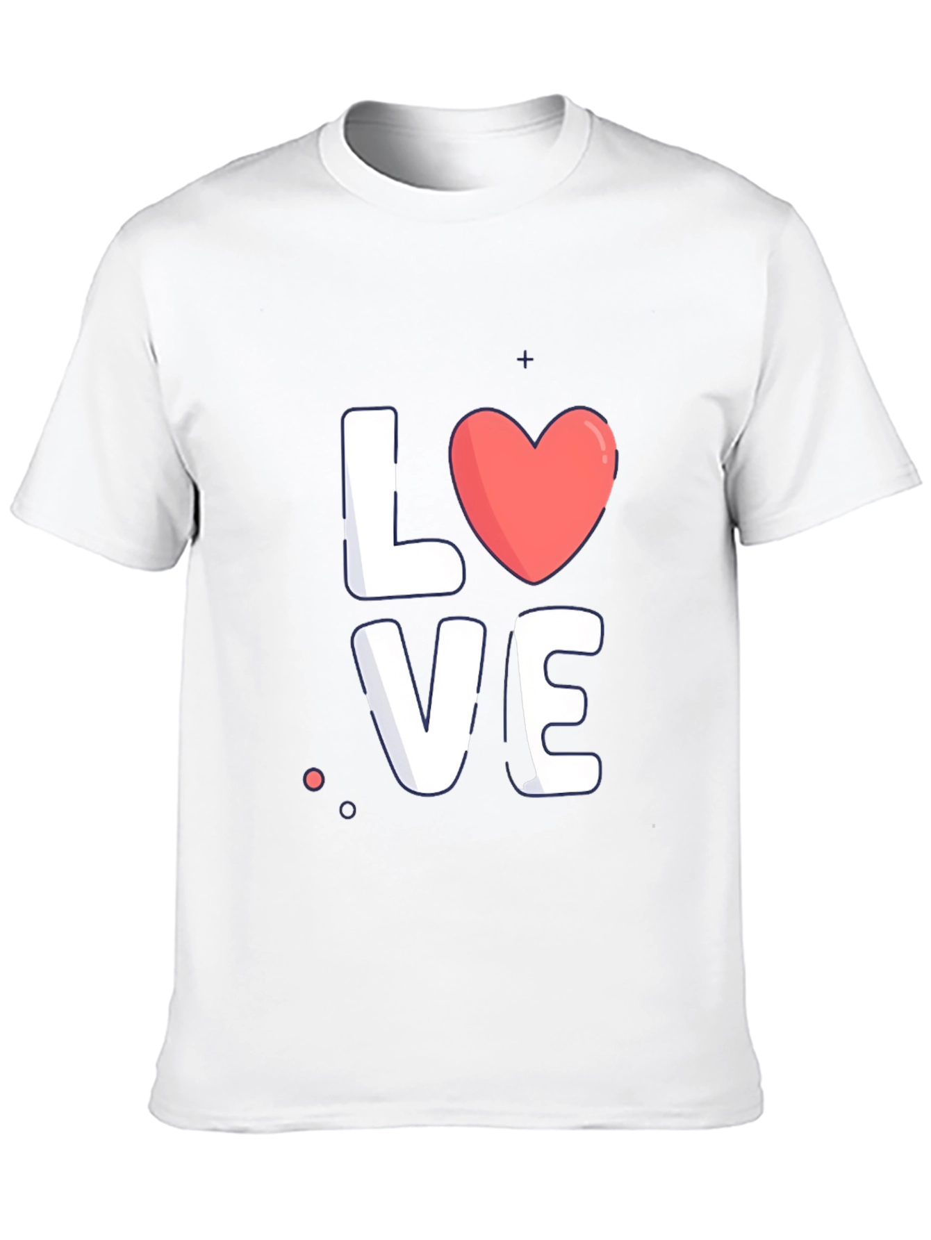 Love Graphic Tee - Stylish Black Cotton T-Shirt