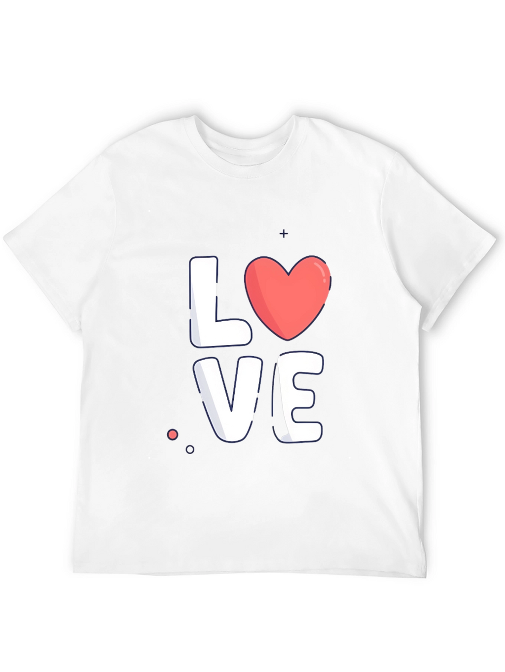 Love Graphic Tee - Stylish Black Cotton T-Shirt
