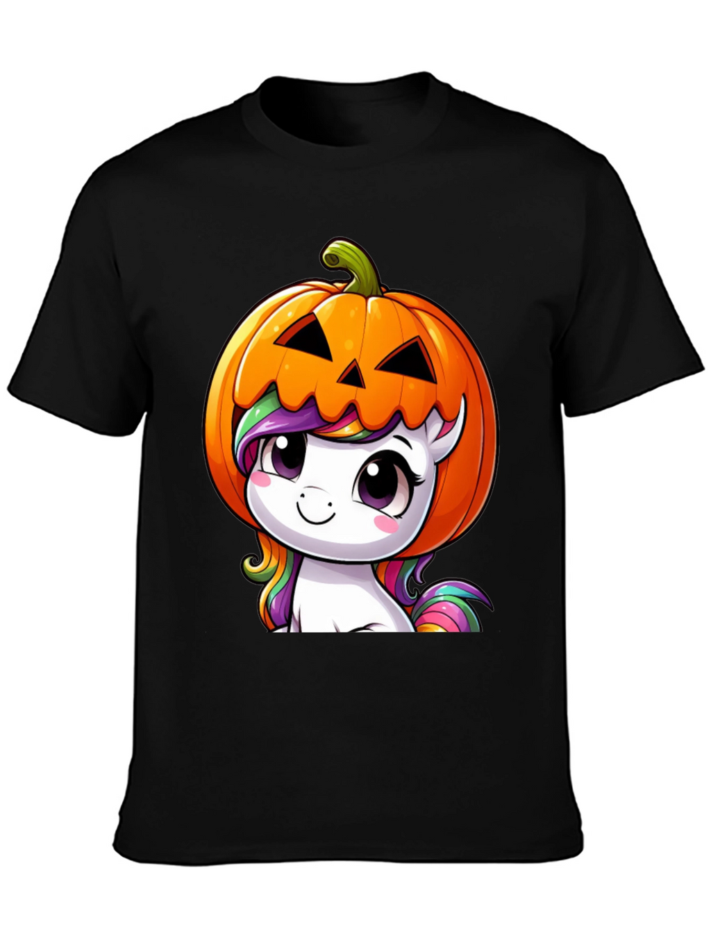 Halloween Unicorn Pumpkin T-Shirt