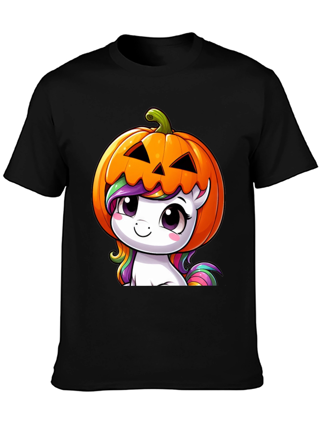 Halloween Unicorn Pumpkin T-Shirt