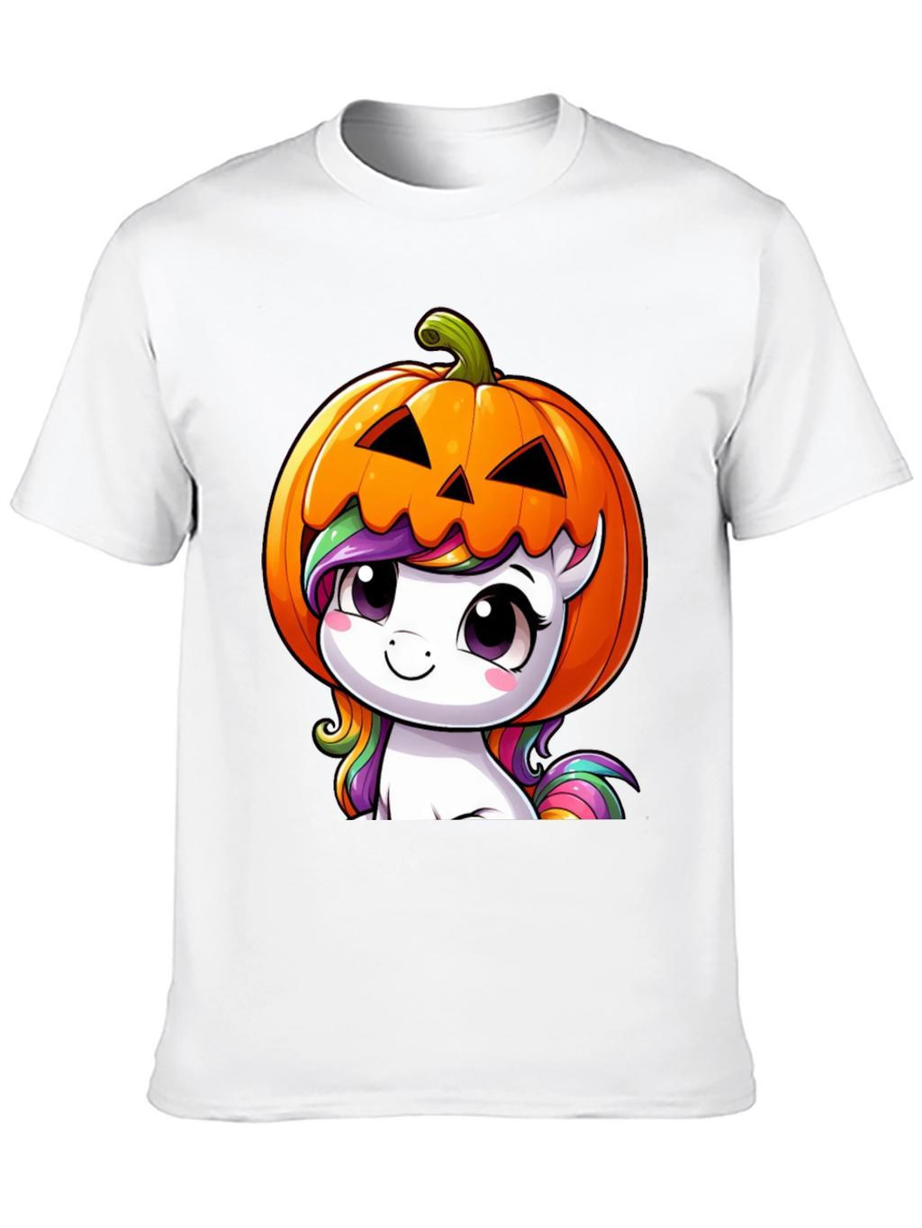 Halloween Unicorn Pumpkin T-Shirt
