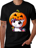 Halloween Unicorn Pumpkin T-Shirt