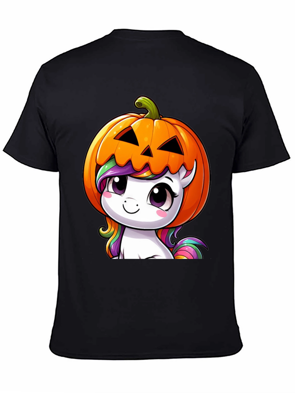 Halloween Unicorn Pumpkin T-Shirt