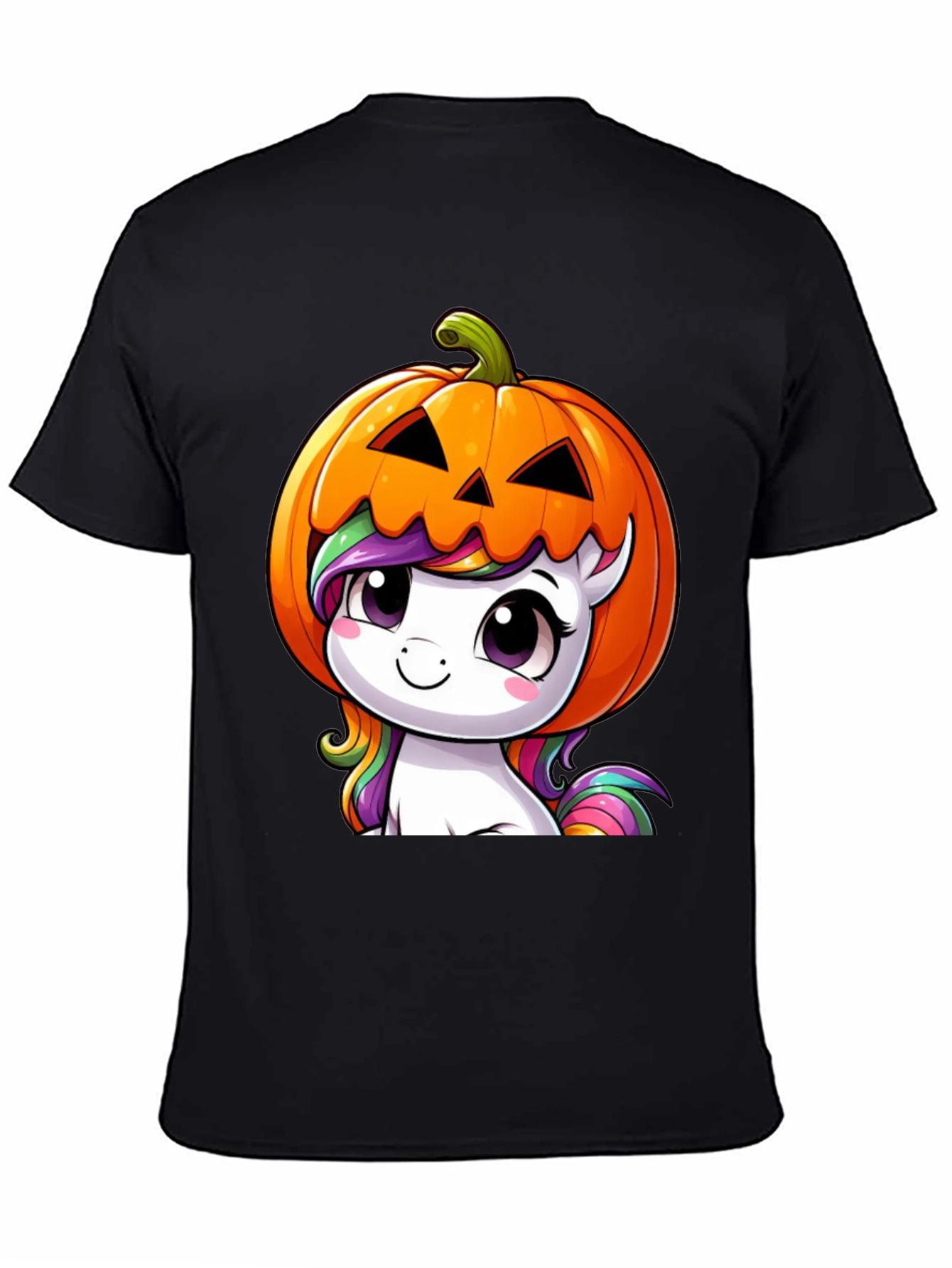 Halloween Unicorn Pumpkin T-Shirt