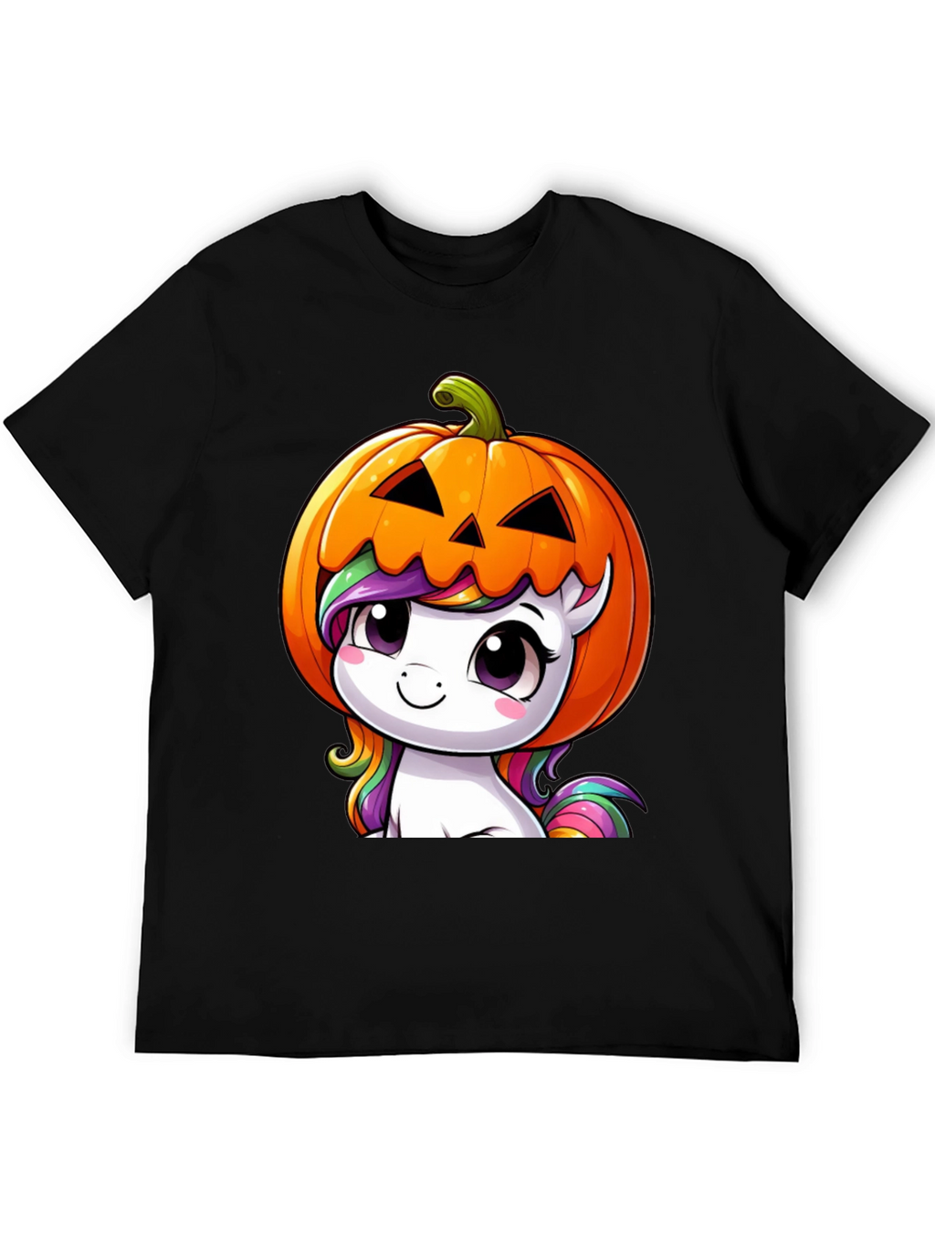 Halloween Unicorn Pumpkin T-Shirt