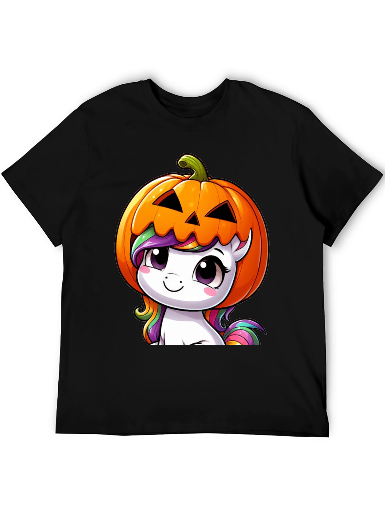 Halloween Unicorn Pumpkin T-Shirt