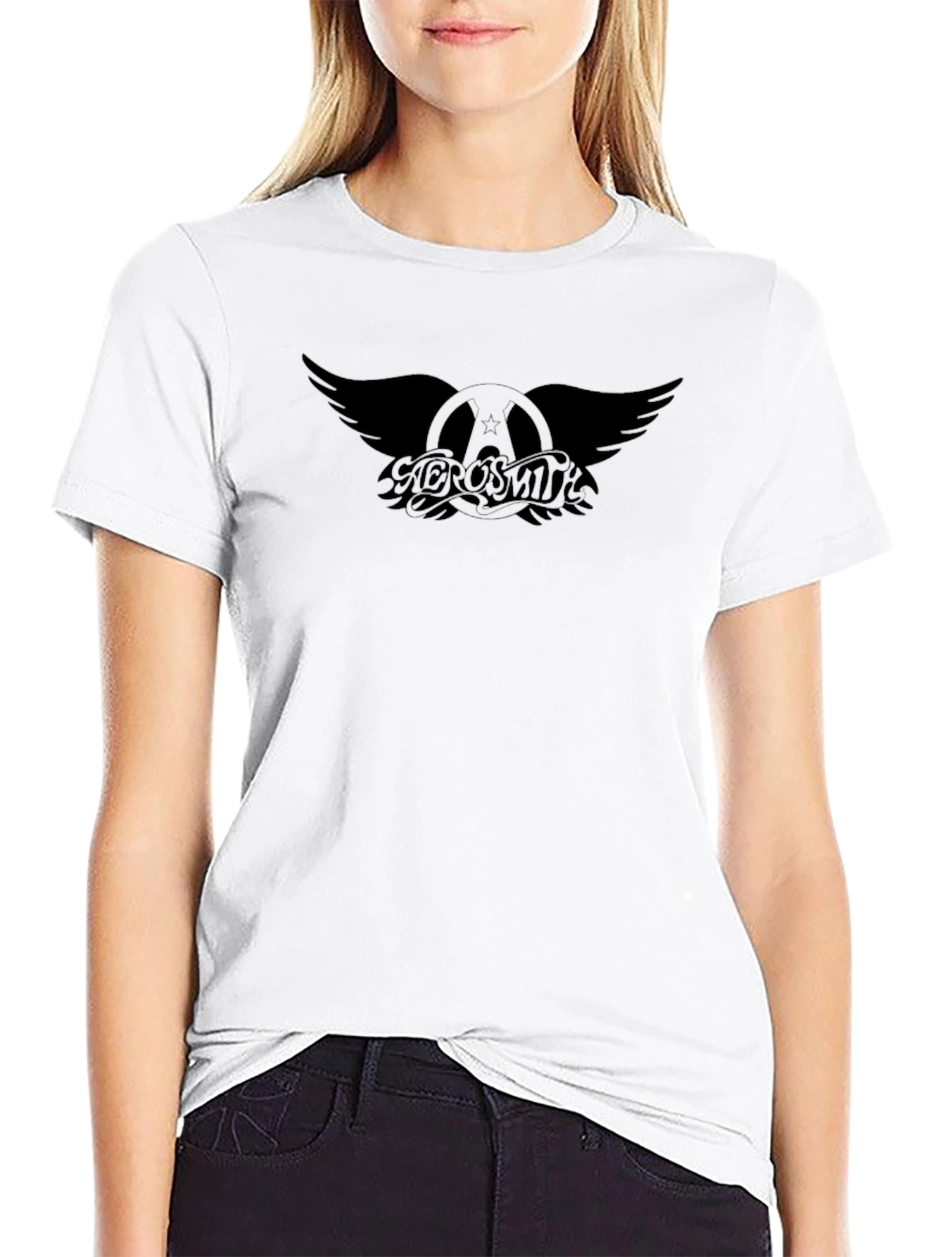 Aerosmith Wings Black T-Shirt - Rock Band Tee