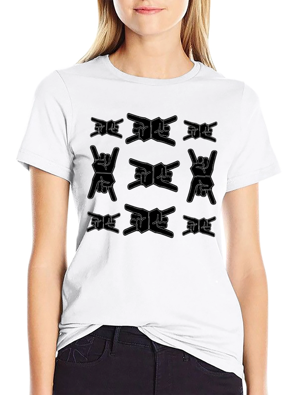 Rock On Graphic Print T-Shirt