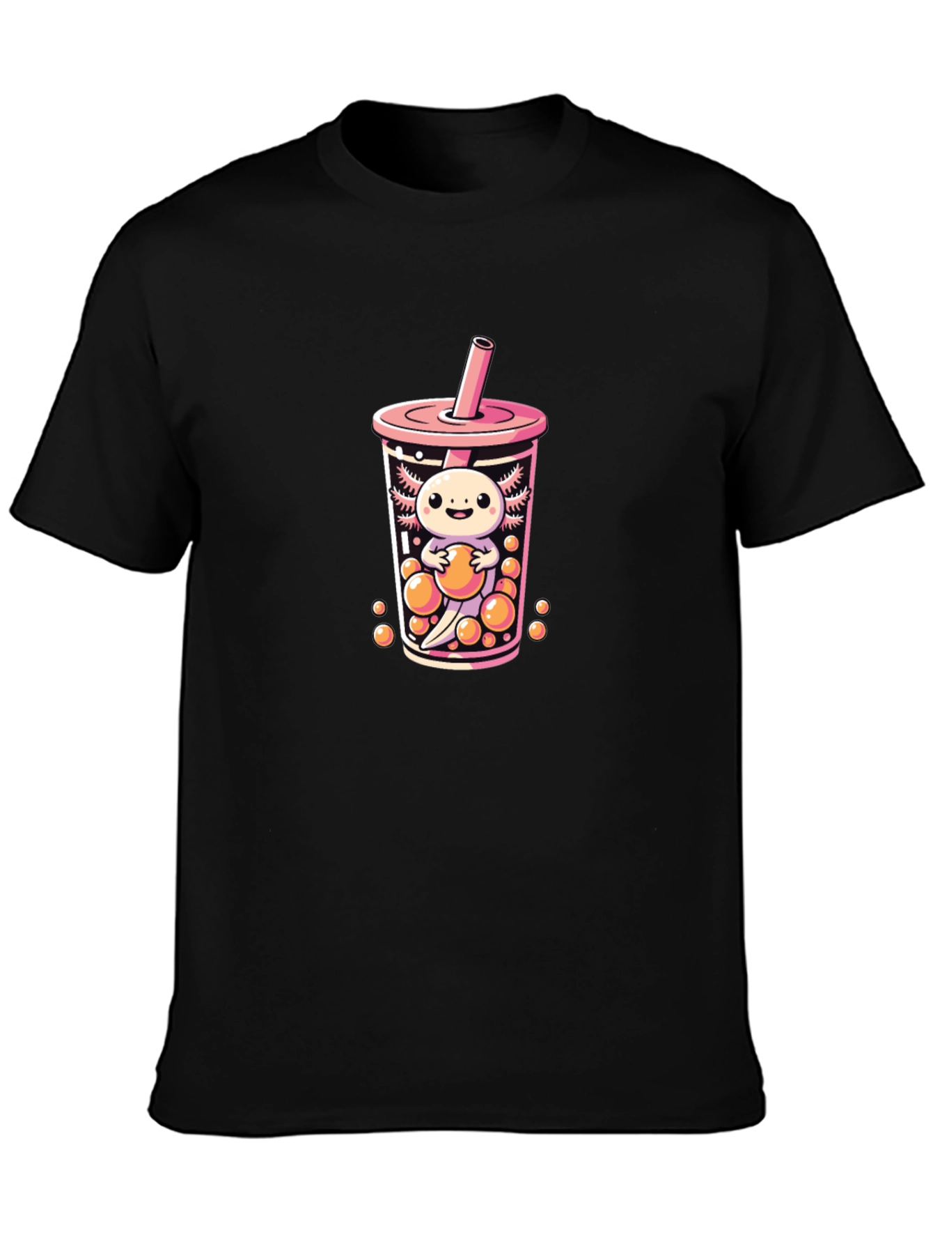 Axolotl Bubble Tea Graphic Tee