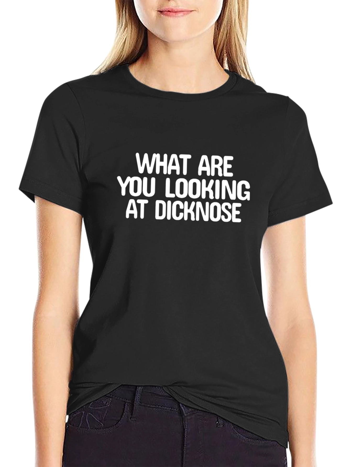 Offensive Slogan Tee - What Are You Looking At?