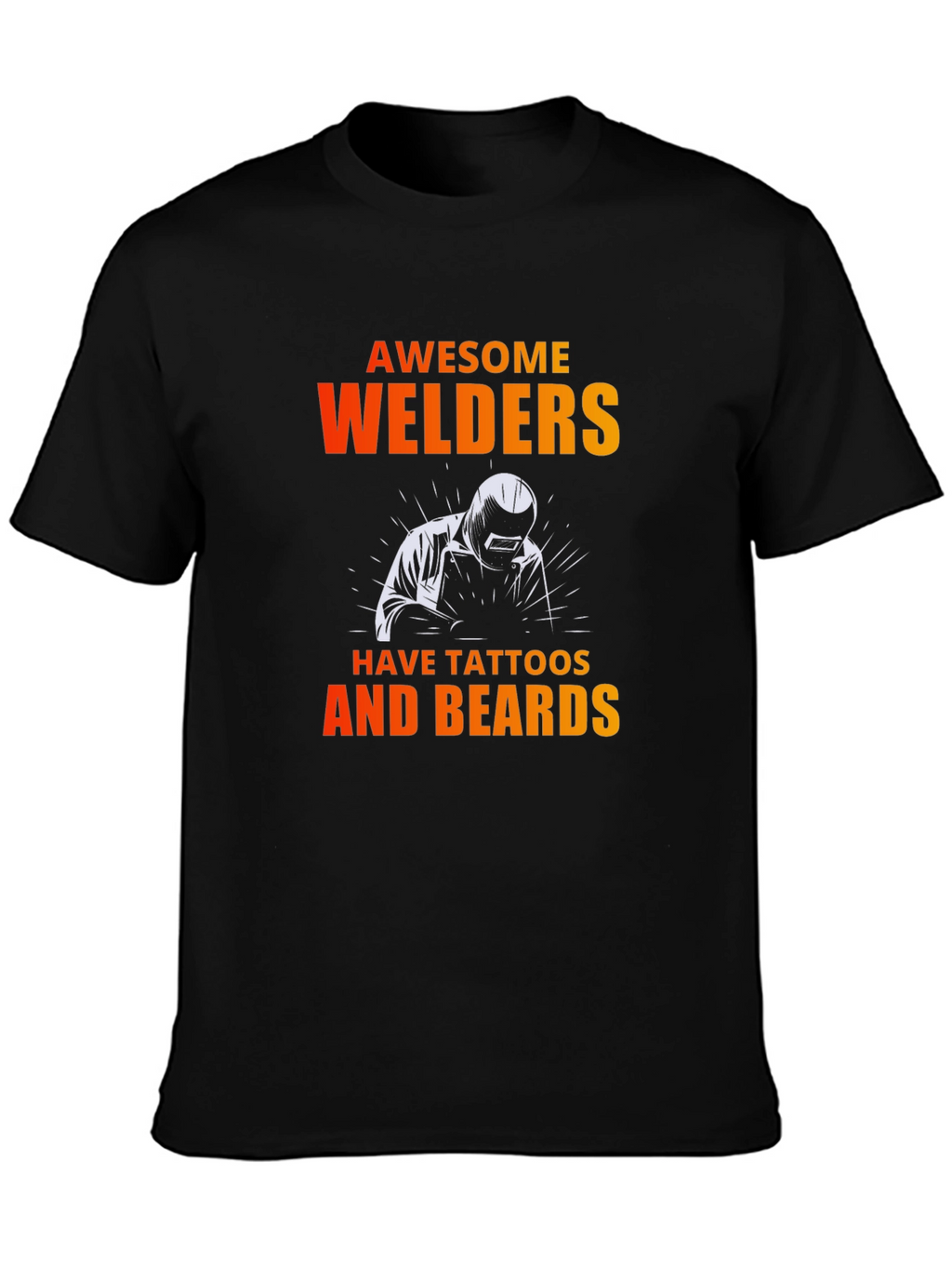 Awesome Welders T-Shirt - Tattoos & Beards