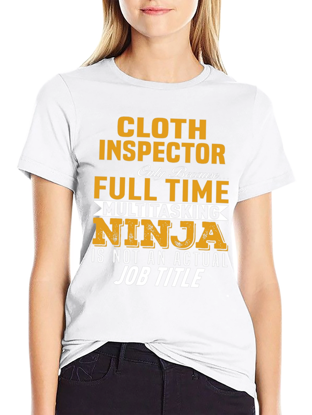Cloth Inspector Multitasking Ninja Job T-Shirt