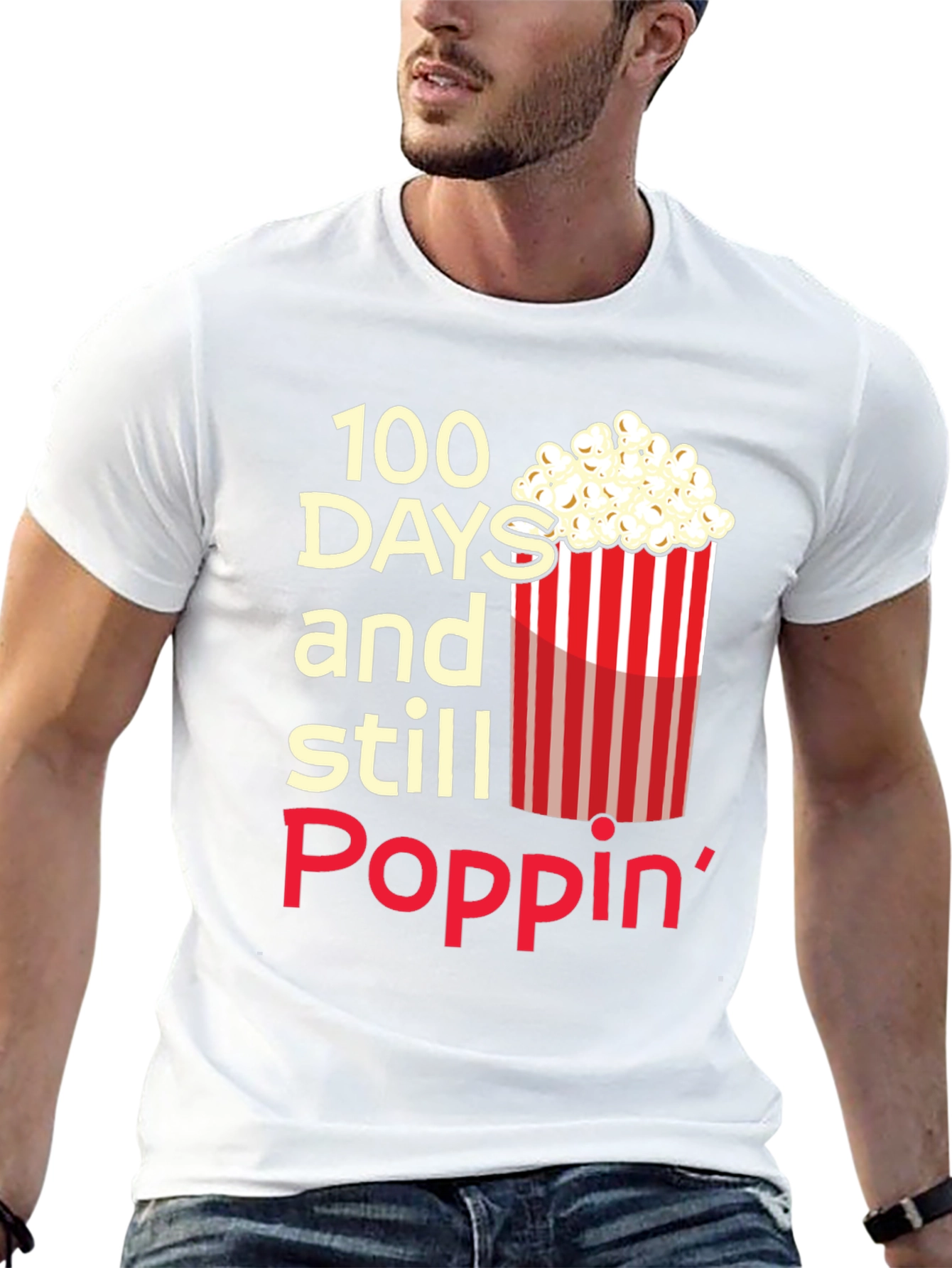 100 Days Still Poppin T-Shirt