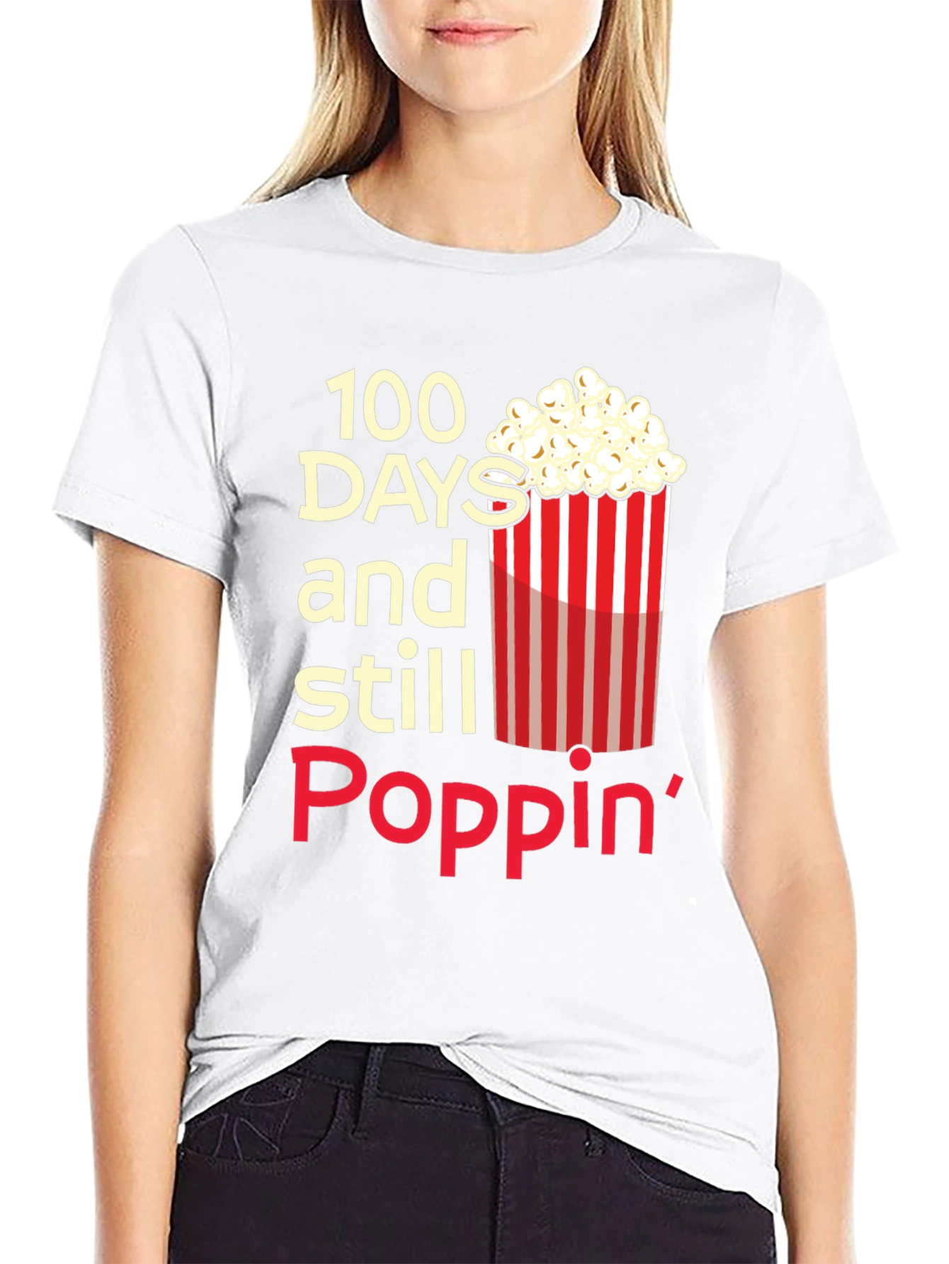 100 Days Still Poppin T-Shirt