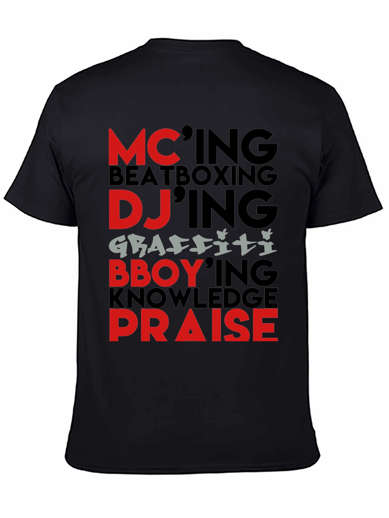 Hip Hop Elements Graphic T-Shirt