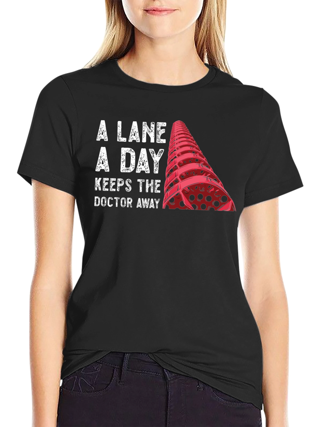 A Lane A Day T-Shirt - Fitness Swimming Tee