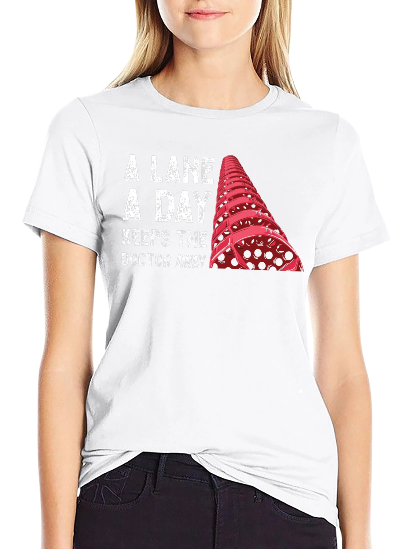 A Lane A Day T-Shirt - Fitness Swimming Tee