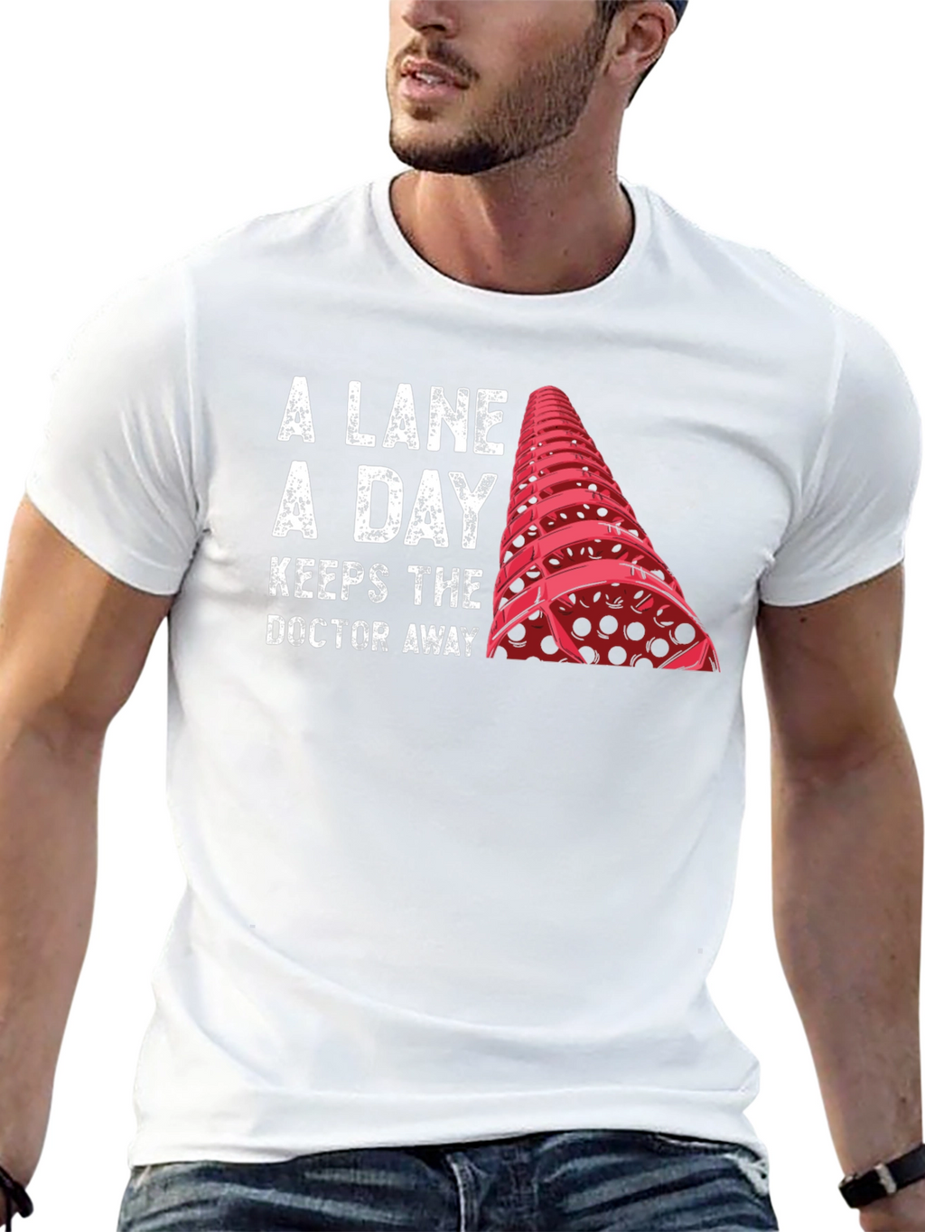 A Lane A Day T-Shirt - Fitness Swimming Tee
