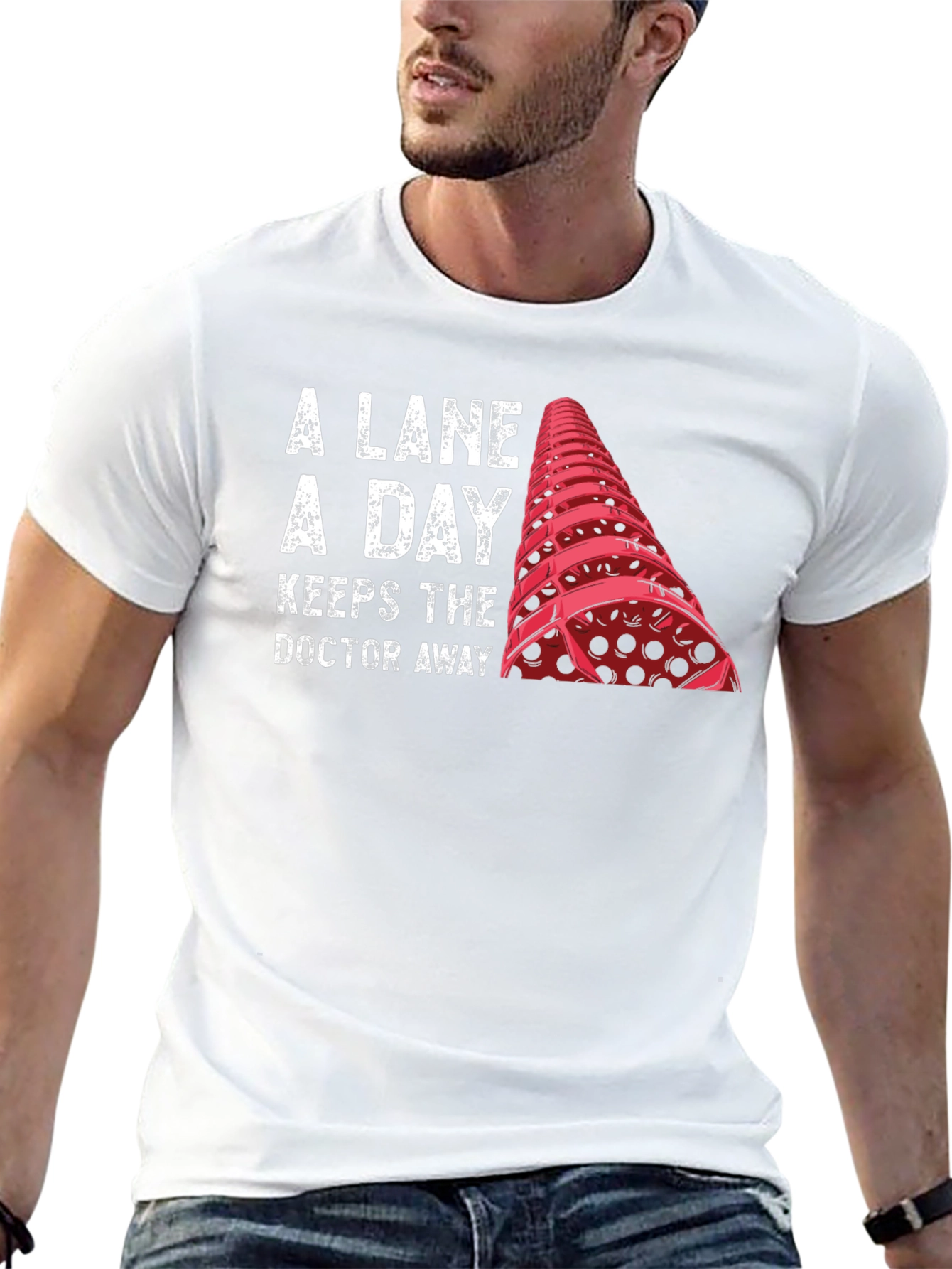 A Lane A Day T-Shirt - Fitness Swimming Tee