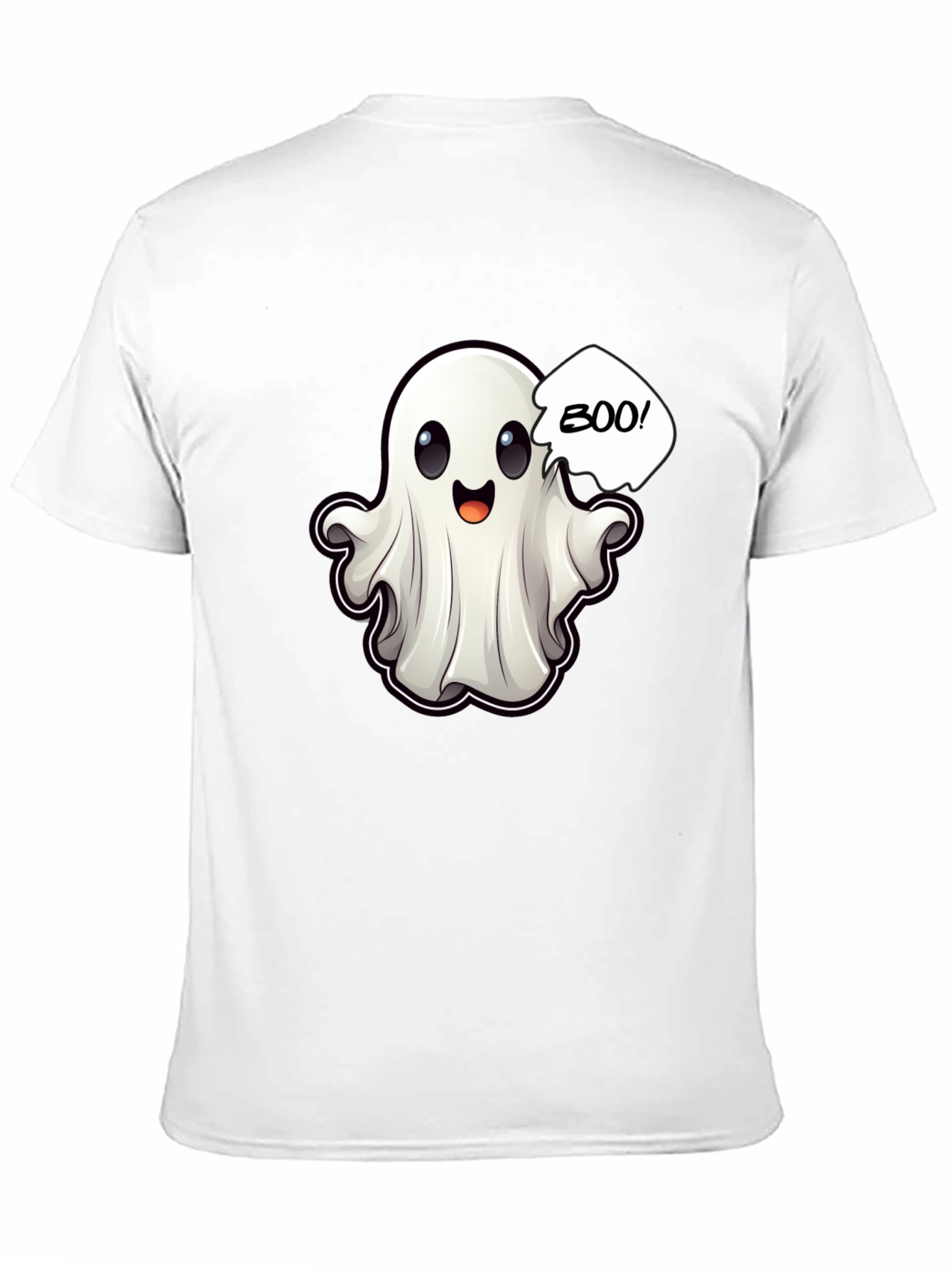 Boo! Ghost Graphic Black T-Shirt