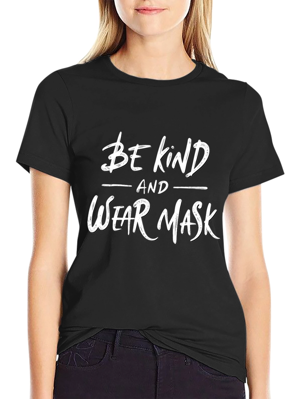 Be Kind Wear Mask Graphic Tee