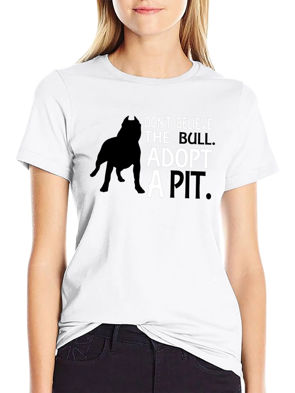 Adopt a Pit T-Shirt - Dog Rescue Tee
