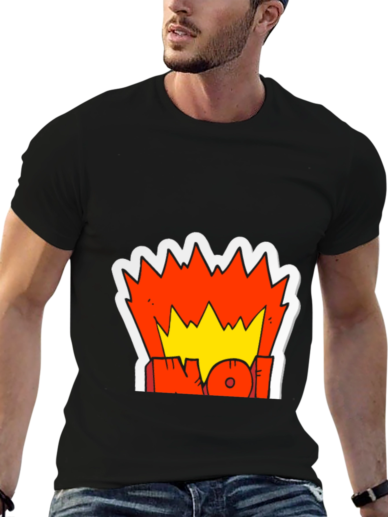 Cartoon Explosion Graphic Tee