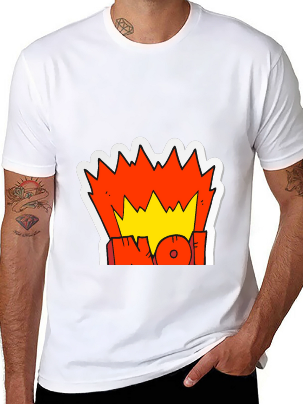 Cartoon Explosion Graphic Tee