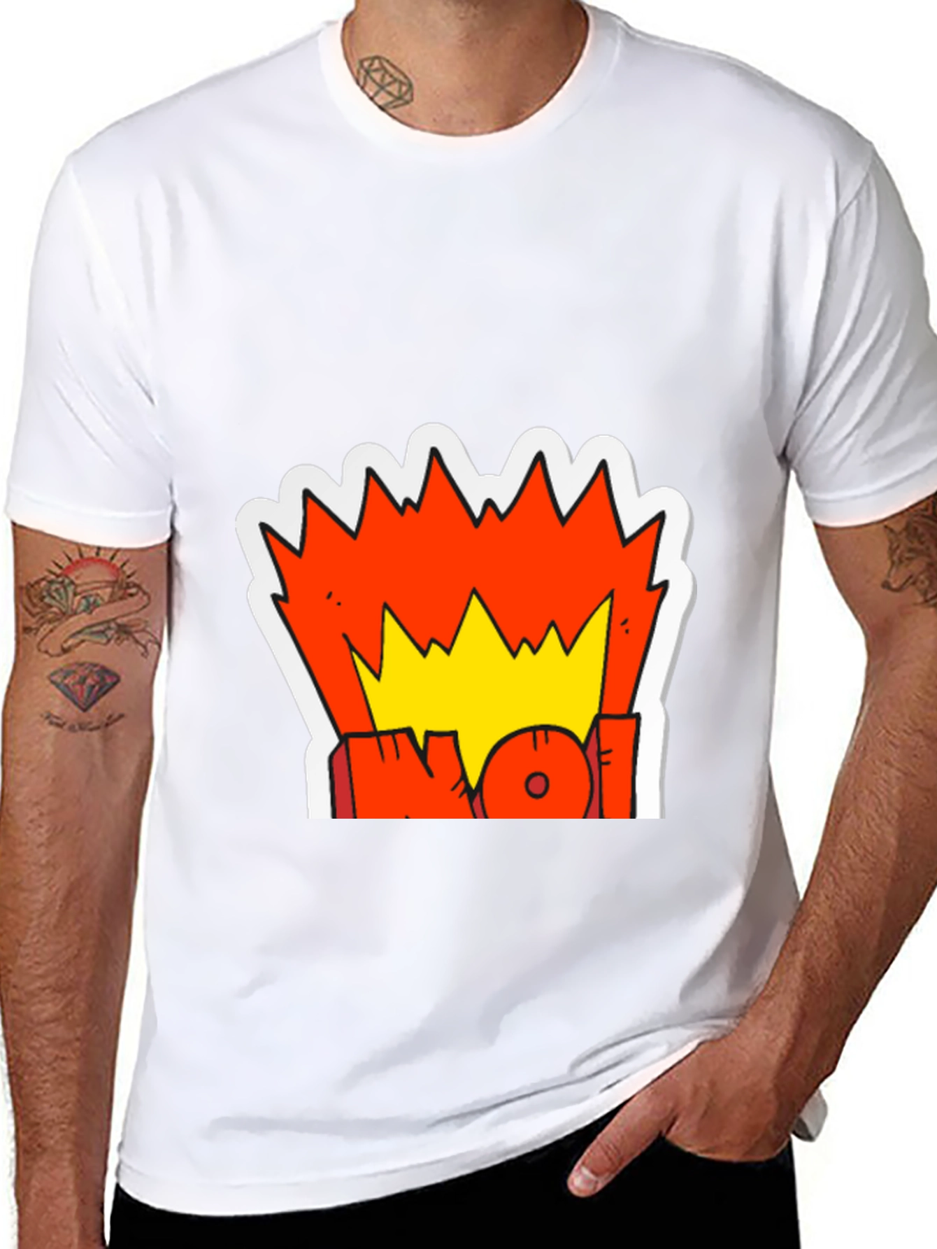 Cartoon Explosion Graphic Tee
