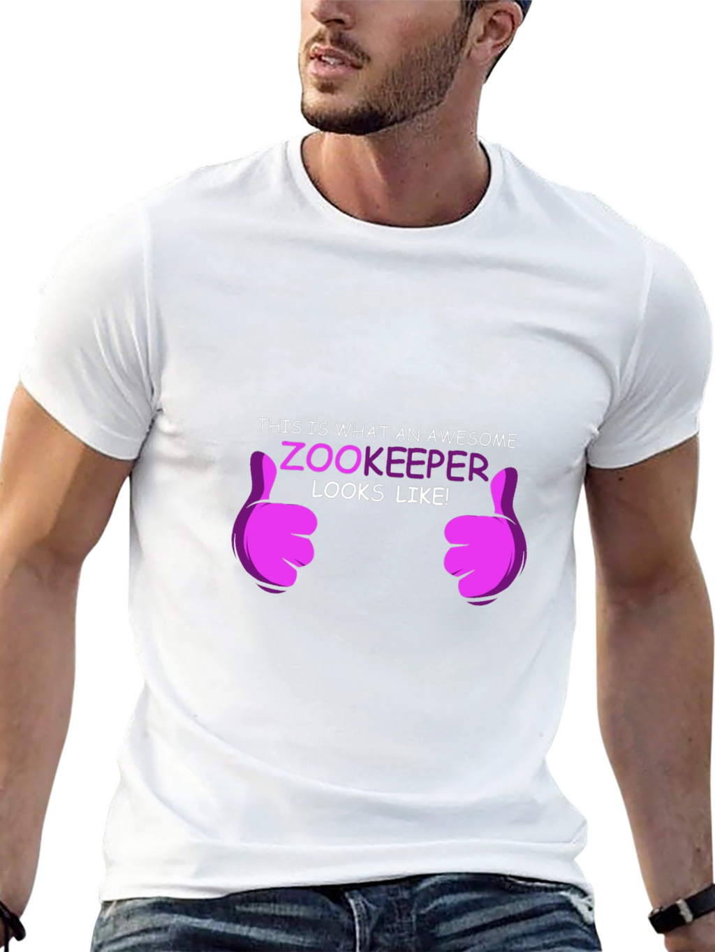 Awesome Zookeeper Graphic T-Shirt