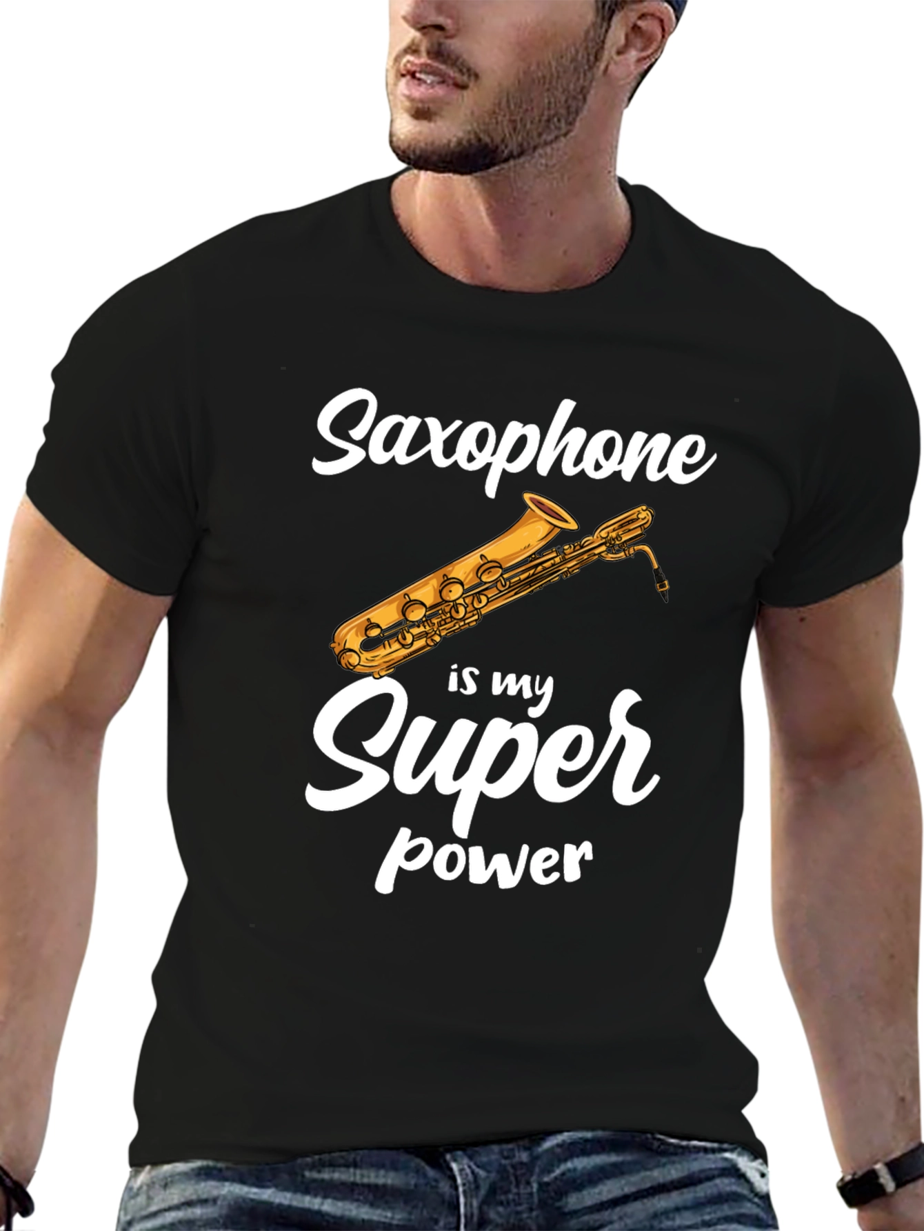 Saxophone is My Superpower T-Shirt - Musician Tee