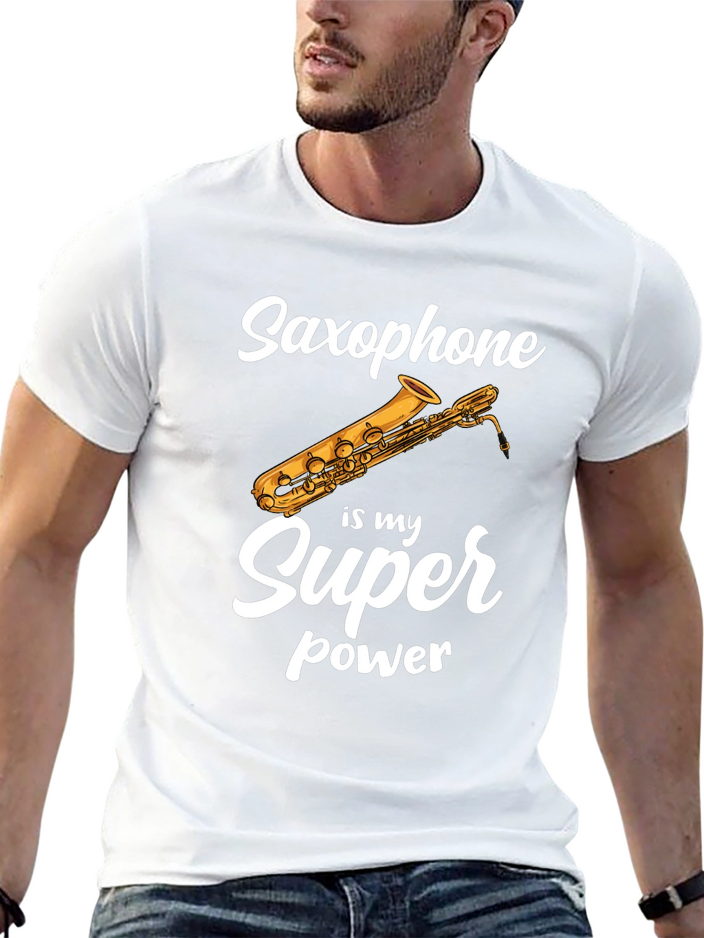 Saxophone is My Superpower T-Shirt - Musician Tee