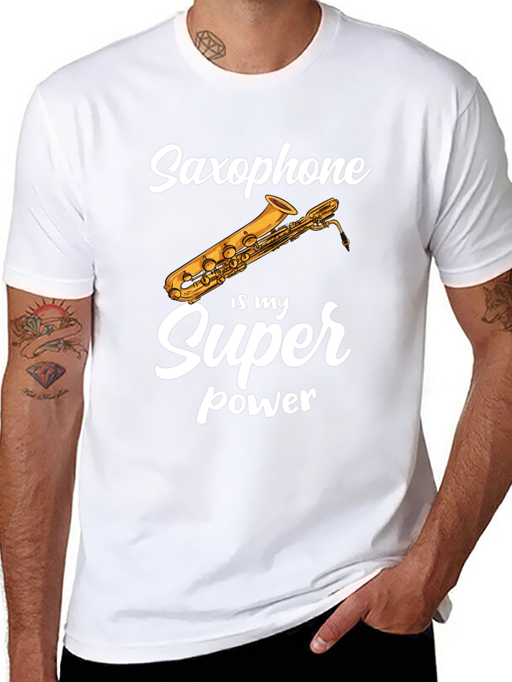 Saxophone is My Superpower T-Shirt - Musician Tee