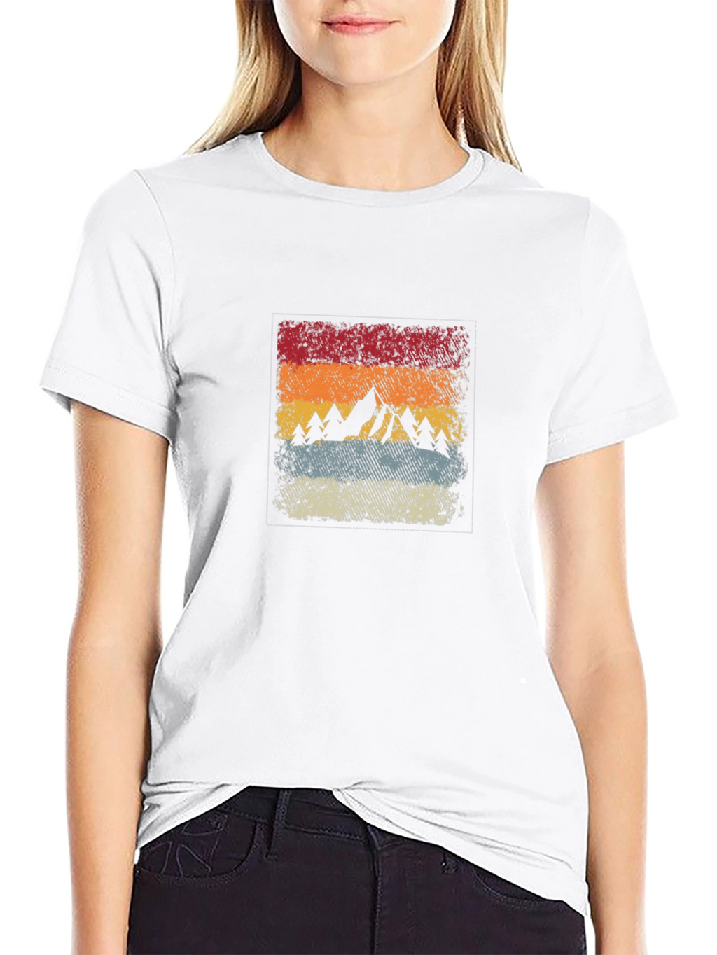 Retro Mountain Graphic Tee - Adventure Awaits!