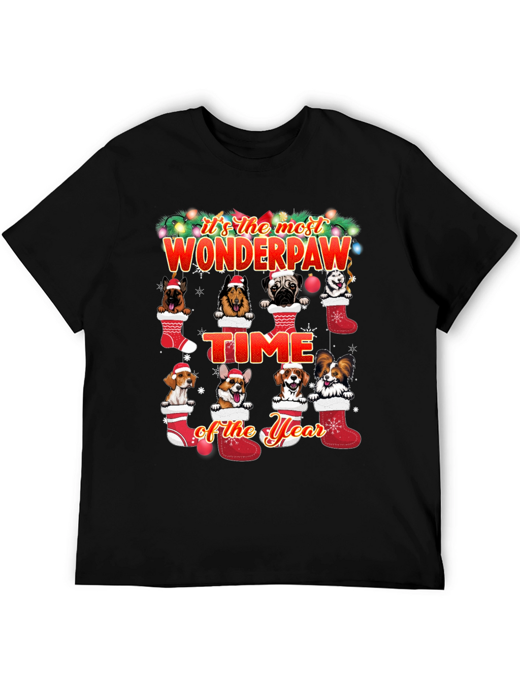Wonderpaw Christmas Dog T-Shirt