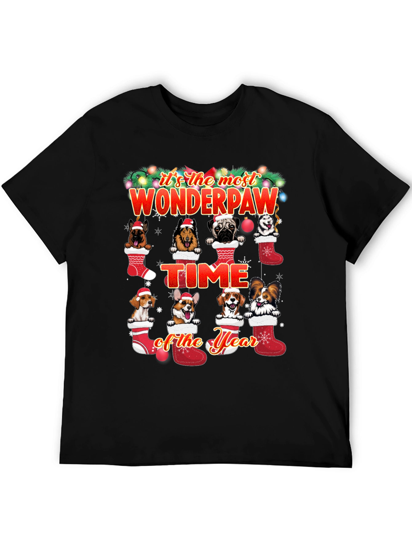 Wonderpaw Christmas Dog T-Shirt
