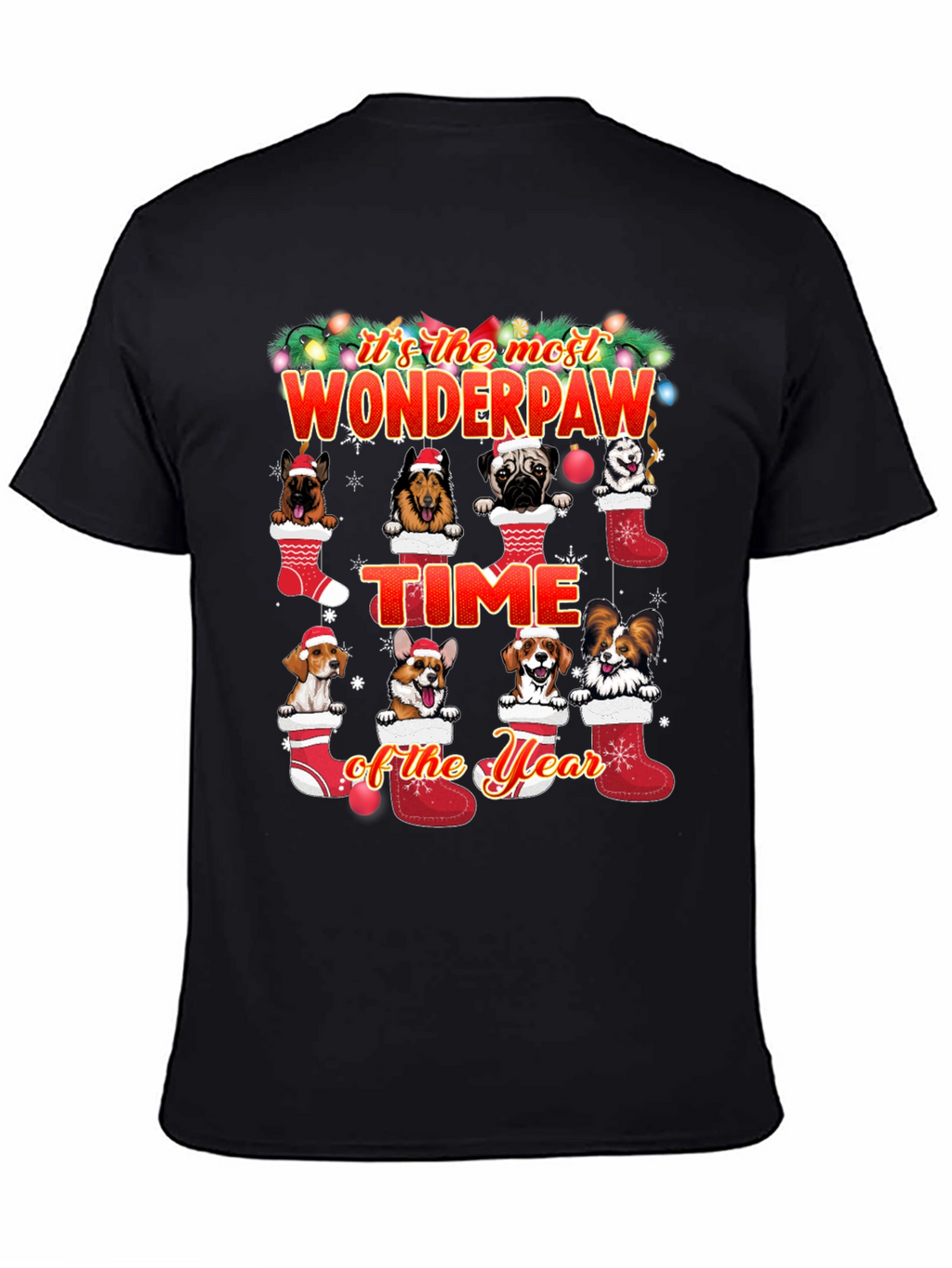 Wonderpaw Christmas Dog T-Shirt