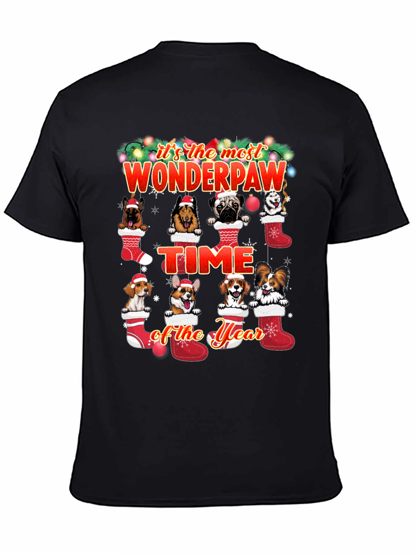Wonderpaw Christmas Dog T-Shirt