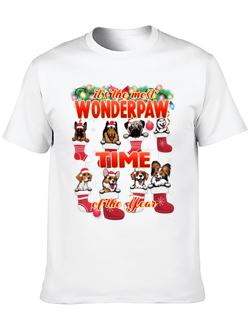 Wonderpaw Christmas Dog T-Shirt