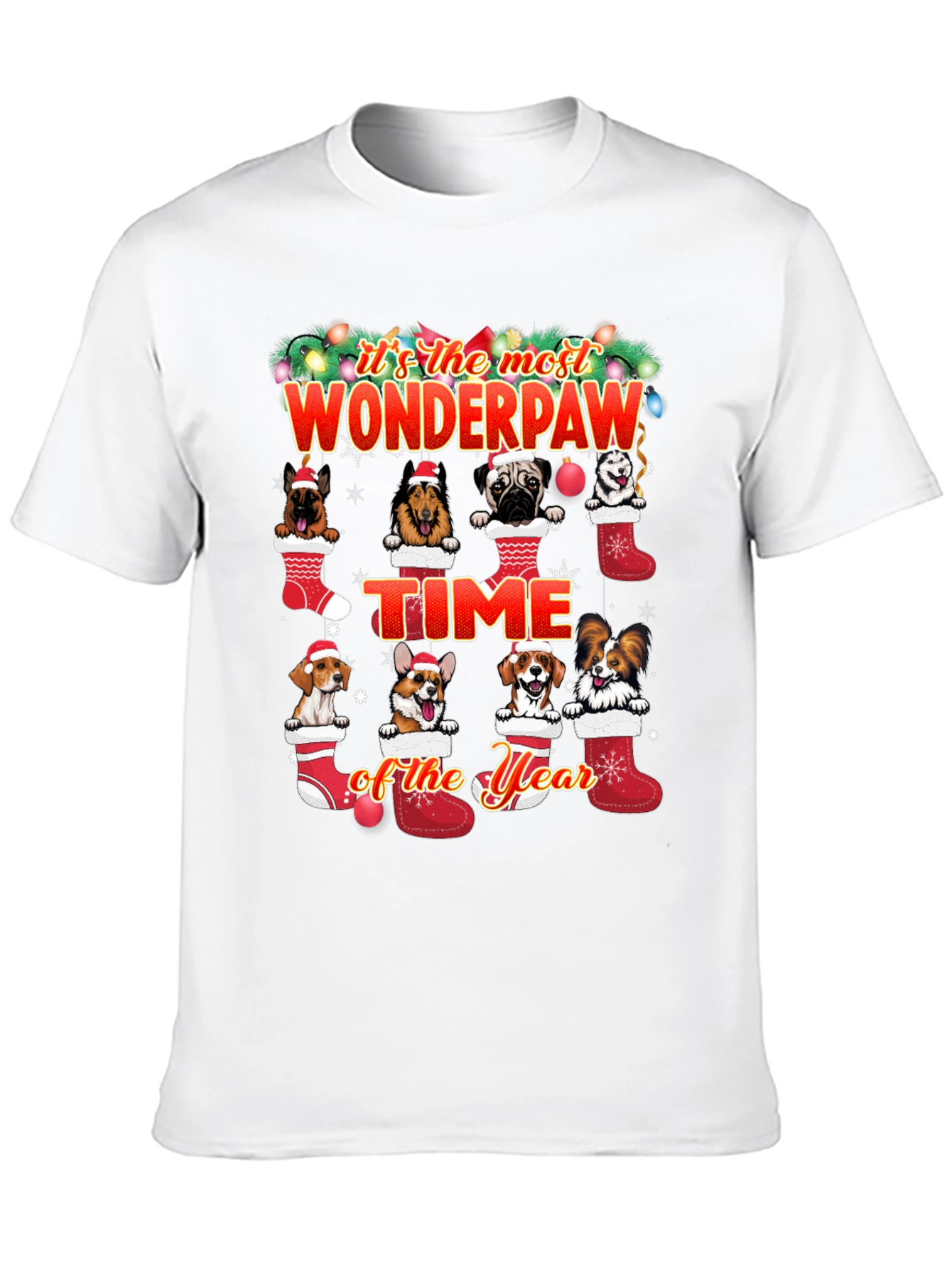 Wonderpaw Christmas Dog T-Shirt