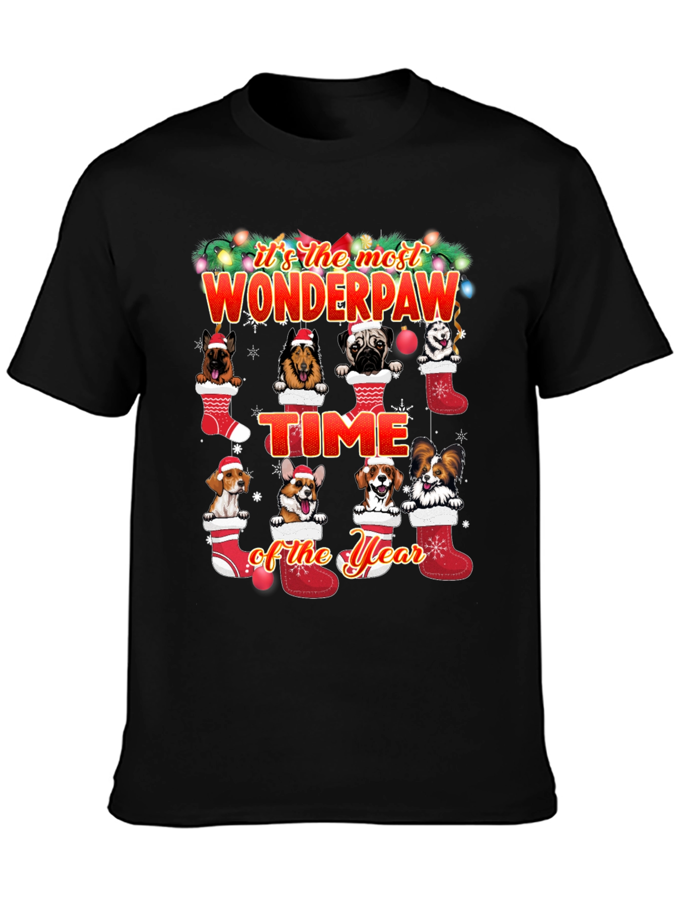 Wonderpaw Christmas Dog T-Shirt