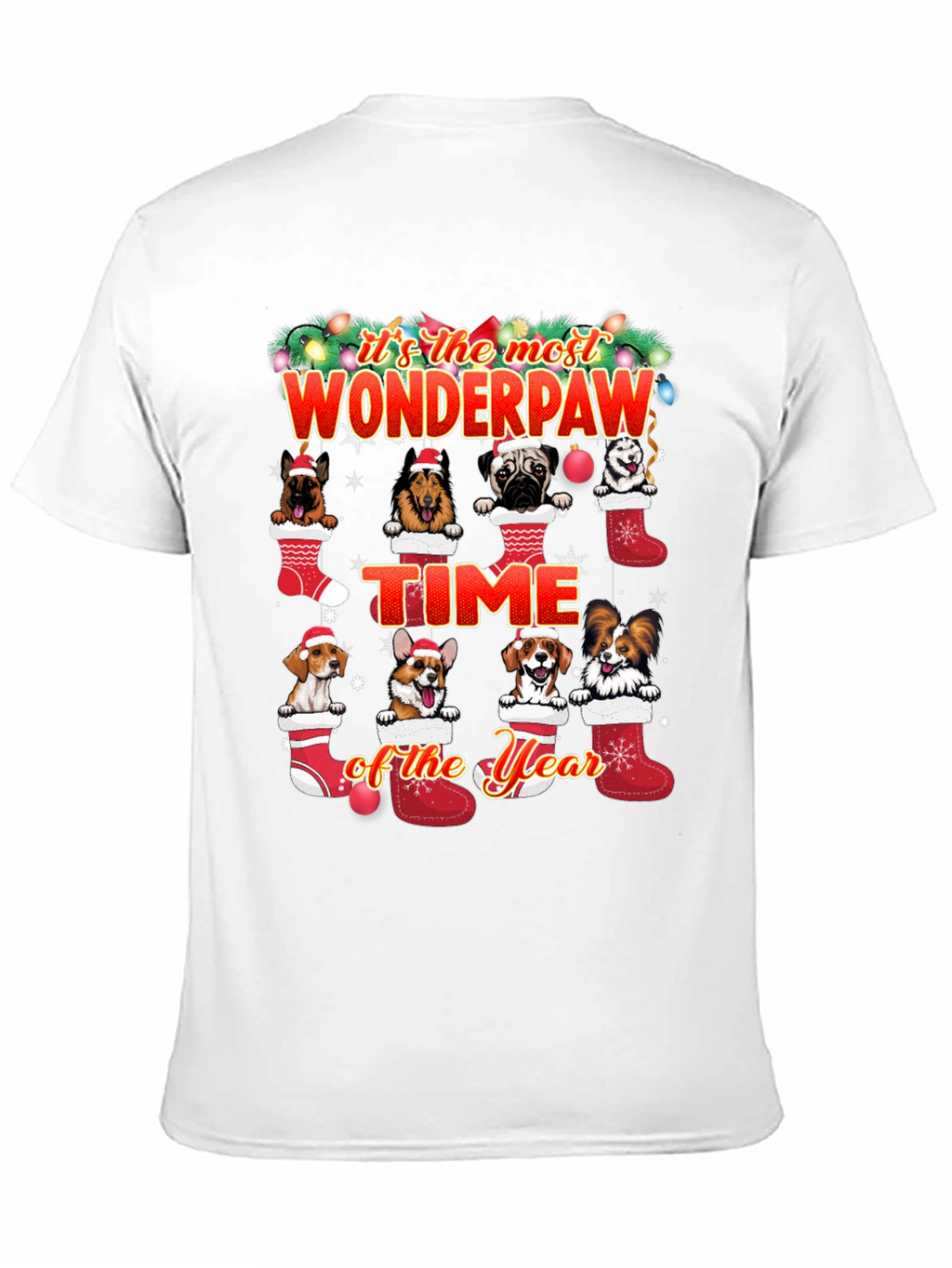Wonderpaw Christmas Dog T-Shirt