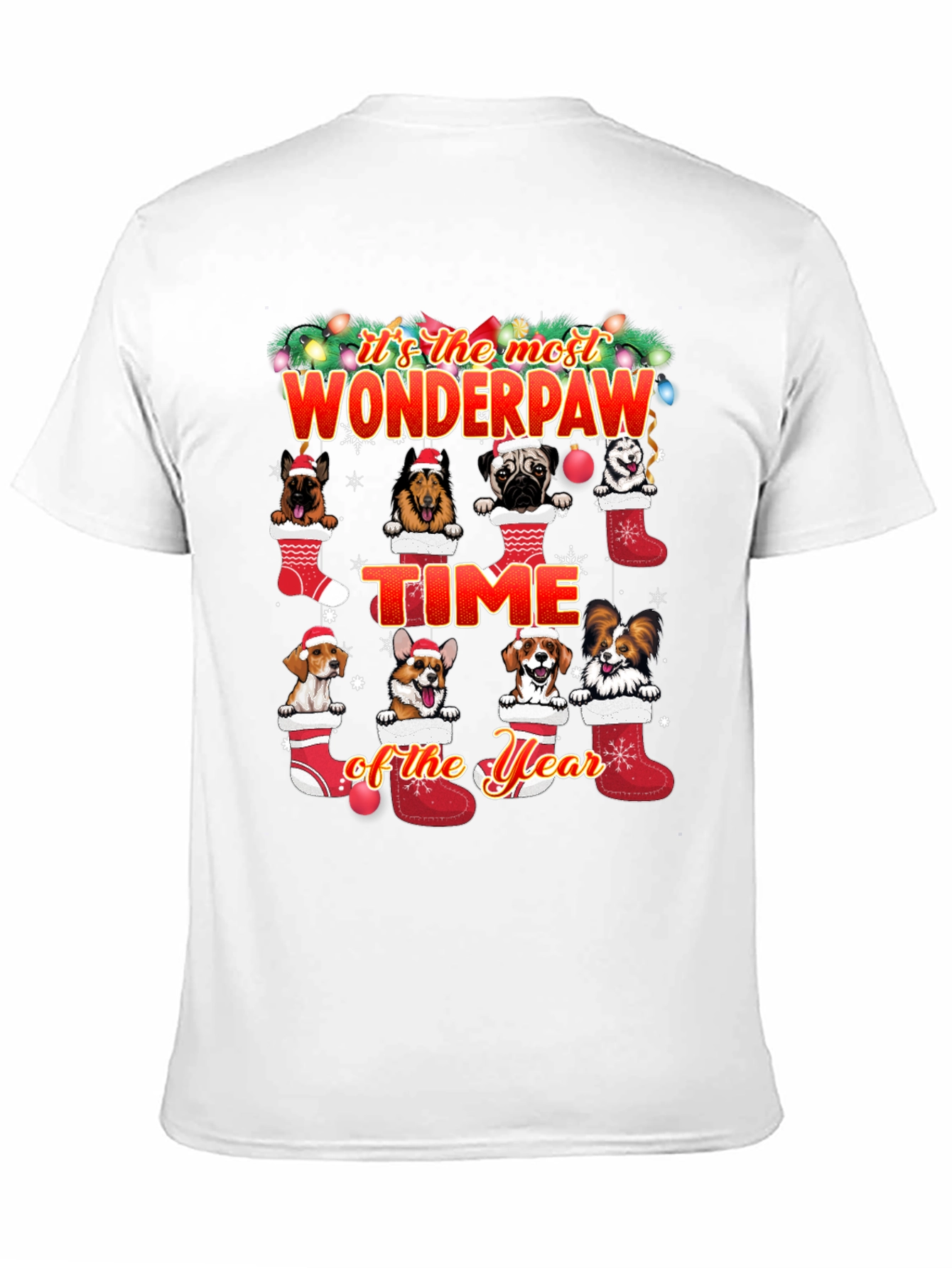 Wonderpaw Christmas Dog T-Shirt