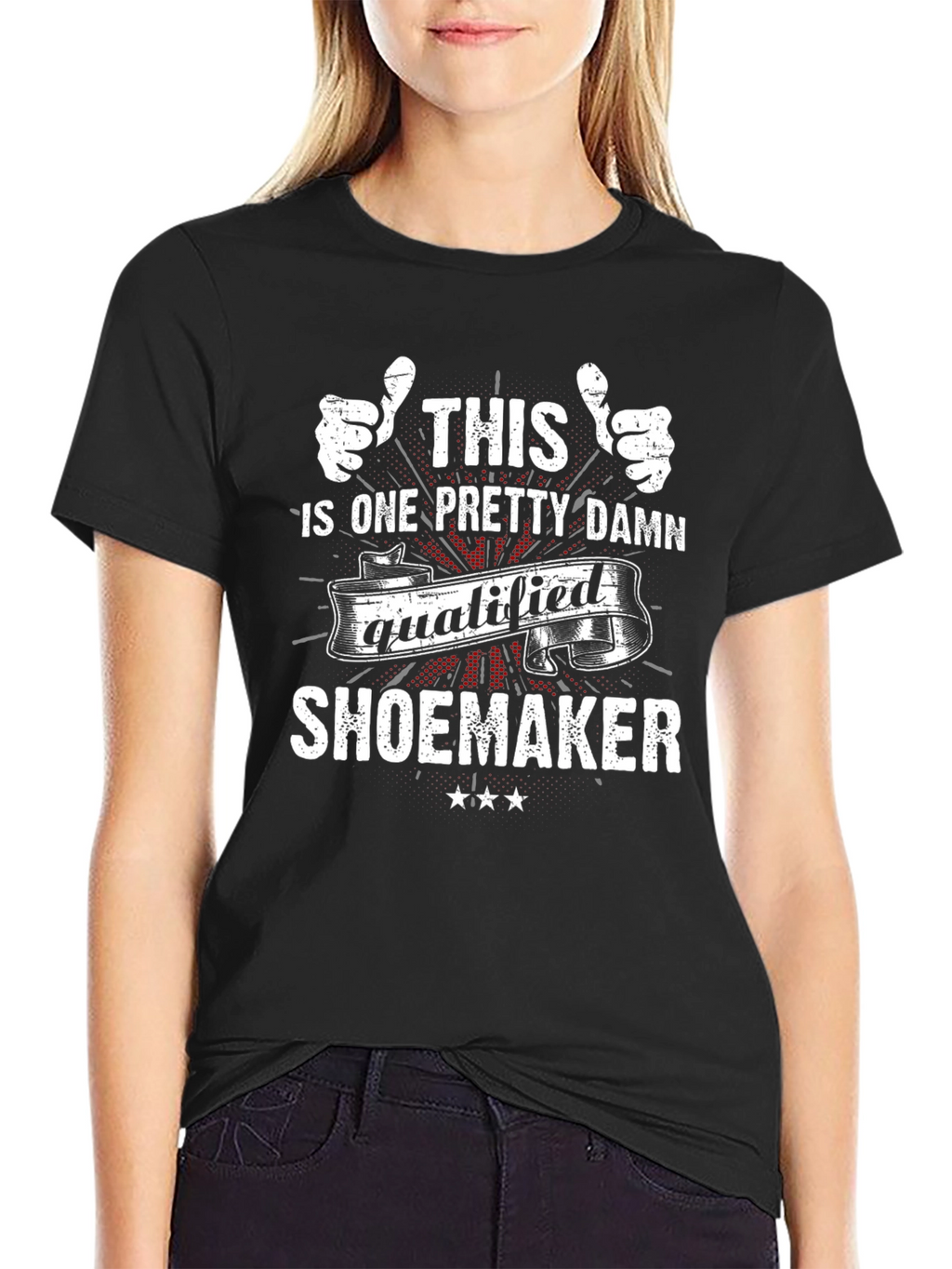 Qualified Shoemaker T-Shirt - Funny Occupation Tee
