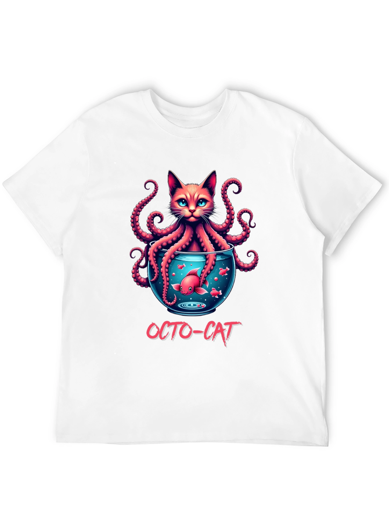 Octo-Cat Graphic T-Shirt - Unique Design
