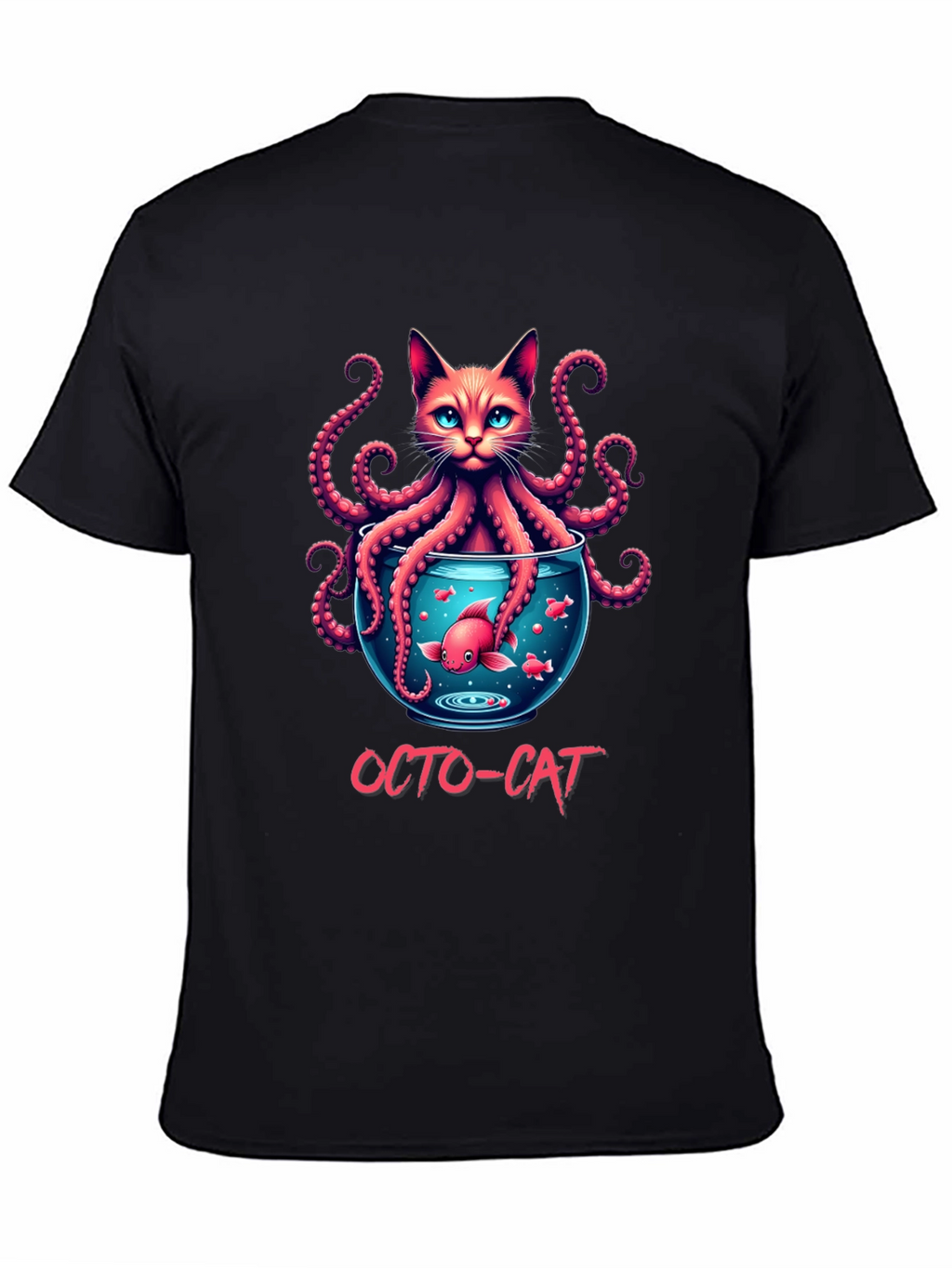 Octo-Cat Graphic T-Shirt - Unique Design