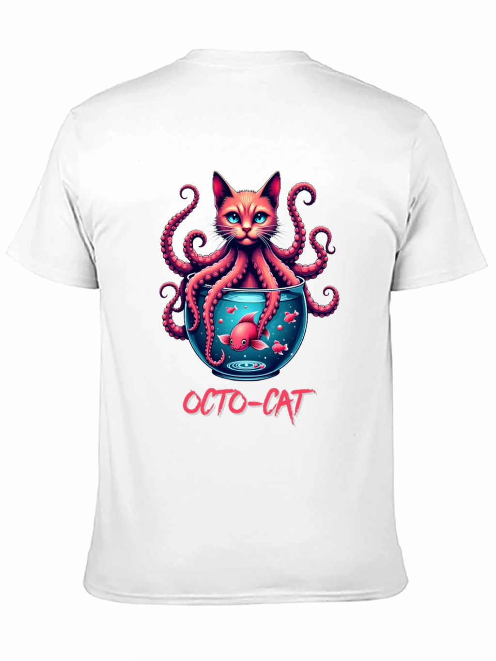 Octo-Cat Graphic T-Shirt - Unique Design